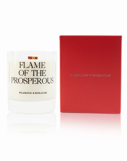 Soy wax aromatic candle  "Flame Of The Prosperous"