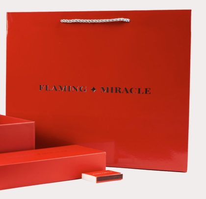 Branded gift bag "Flaming Miracle"