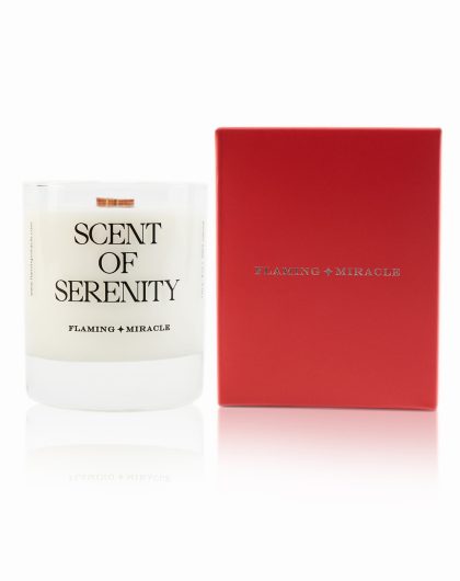 Soy wax aromatic candle " Scent Of Serenity"